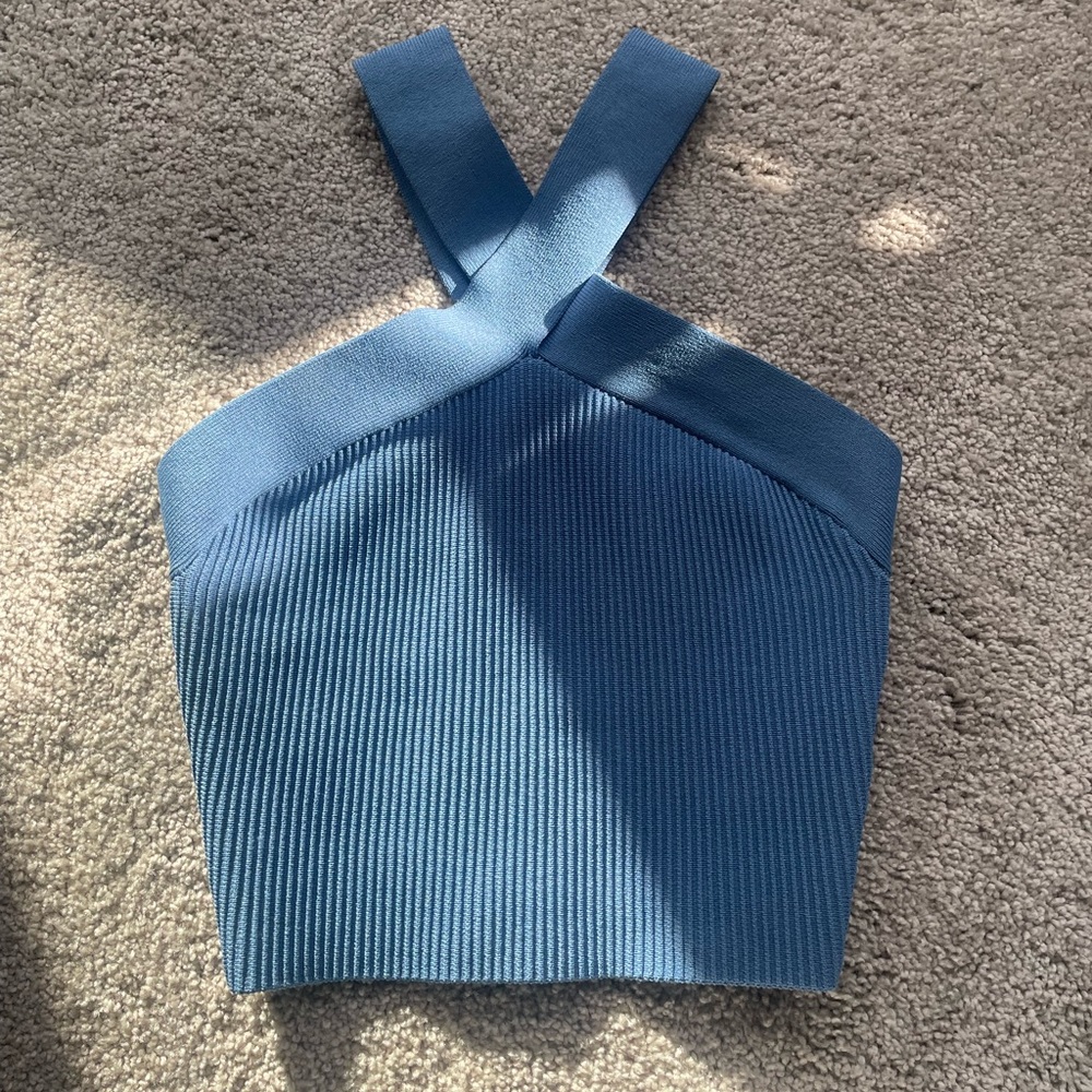 Sculpt Knit Criss Cross Tank